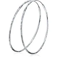 Schmuck-Elfe Paar Creolen Classic Big, 925 Sterling Silber