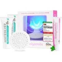 OnlySmile Zahnbleaching-Kit All-in-One Bundle – Zahnaufhellung & Premium-Pflege für dein Lächeln, Enthält 1xZahnbleaching Set + 1xGel + 1xZahnpulver + 2xZahnpasta