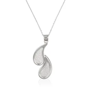 Orphelia Damen 925 Sterling Silberkette mit Anhänger - Silber ZH-4699