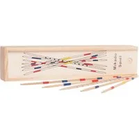 Philos Spiel, Mikado - 18 cm - in der Holzbox - Bambus - Kiefer