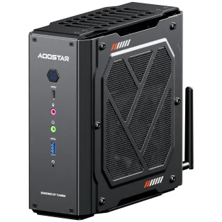AOOSTAR GODY Mini PC AMD Ryzen 9 7940HX 16 Cores 32 Threads AMD Radeon RX 7600XT GDDR6 8GB Graphics Card WIFI7 Windows 1