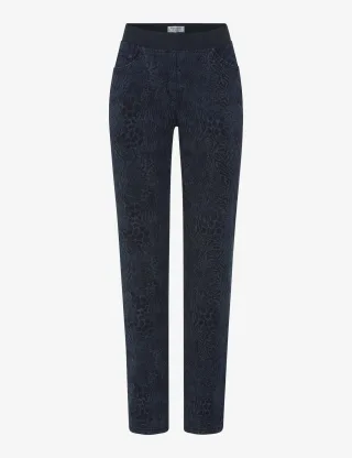 Raphaela by Brax Damen Five-Pocket-Hose Style PAMINA INDIGO, denim dunkelblau, Gr. 50