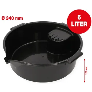 KS Tools Auffangwanne 6 Liter, Ø 340 mm - 150.9593