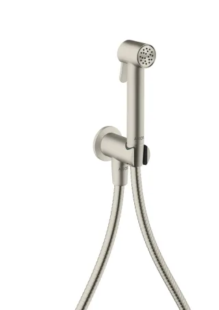 Hansgrohe Bidette Handbr. Axor Bidette Showers f.Kaltwasser rund m.Schlauch 1250mm edelstahl optik, 29240800