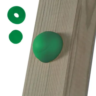 20x Kunststoff Abdeckkappen für Spielturm & Schaukel - Wetterfeste Schrauben Schutzkappen 8-10 mm Set für sicheren Spielplatz-Spaß - Wickey