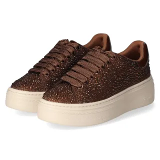 Tamaris Low Sneaker - Gr. 36 - Bronze - Textil & Synthetik
