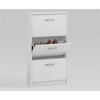 FMD Schuhschrank Step 3 Schuhkipper, 3 Schuhklappen, für schmale Flure, Tiefe: 17 cm
