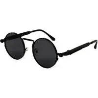 salazar.plus Sonnenbrille Rund Cyberpunk Unisex 4 Farben Damen Herren Brille Retro Runde Cyberpunk Sonnenbrille UV400 Cat.3 – leicht, unisex, 4 Farben