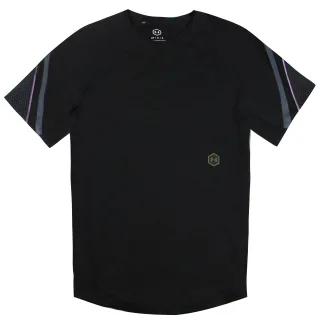 Under Armour Rush Short Sleeve Compression Tee Black Herren T-Shirt 1345196 001