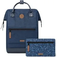 CABAIA Rucksack Denim Backpack (Set, 3-tlg)