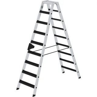 Munk Stufen-Stehleiter beidseitig begehbar mit clip-step relax - 042218