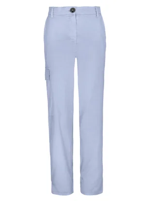 THE FASHION PEOPLE - Tencel Pants bleu - Gr. - 36