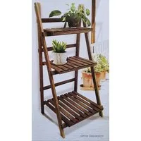 sesua Pflanzentreppe Pflanztreppe Holz klappbar 3 Ebenen 99,5 cm Blumentreppe Blumenleiter (1 St)