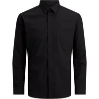 Jack & Jones Junior Langarmhemd JJJOE SHIRT LS PLAIN NOOS JNR Materialmix, regular fit