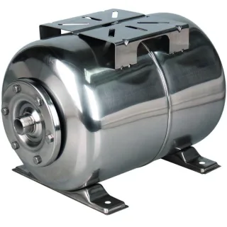 T.I.P. Druckkessel 30996, Edelstahl, 22 l, mit EPDM-Membrane, Anschluss 1" AG