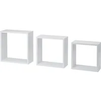 Dolle Wandregal Dolle Würfelregal Frame 30 x 30 cm weiß 3er-Set
