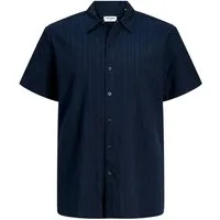 Jack & Jones PlusSize Kurzarmhemd JORRIVIERA TEXTURE SHIRT SS PLS mit Knopfleiste