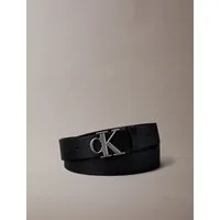 Calvin Klein Ledergürtel CK BUCKLE SMOOTH 35MM Größenverstellbar mit Metallschließe