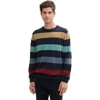 TOM TAILOR Strickpullover mit Blockstreifen