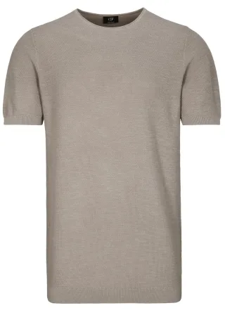 COMMANDER Finest Clothing - Rdh.-Pullover, 1/2 Arm dark stone - Gr. - S