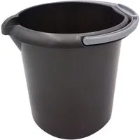 Rival Putzeimer Eimer rund 5 l mit Ausguss Haushaltseimer Kunststoff Putzeimer Wassere, (1-tlg)