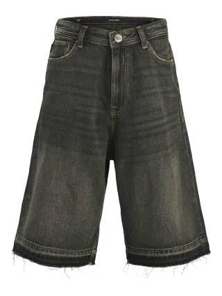 JACK&JONES - JJIRON JJORIGINAL SHORTS NS 486 JNR Black Denim - Gr. - 146
