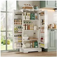 OKWISH Sideboard Modernes Küchenschrank (Anrichte und Aufbewahrungsschrank mit verstellbaren Regalen, 1 St., Modernes Design, 128,5 cm breit), ideal für Küche & Wohnzimmer