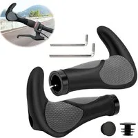 SURFOU Fahrradlenkergriff fahrradgriffe mtb griffe fahrradlenker fahrradgriffe ergonomisch (fahrrad zubehör, lenkergriffe, Ein Paar Fahrradlenkerabdeckungen)