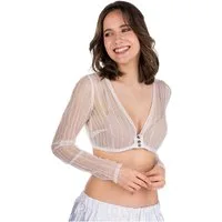MarJo Dirndlbluse Dirndlbluse - HANJA-DORINA LA - offweiß