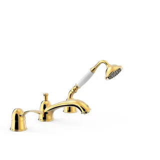 Tres Wannenrandarmatur Umsteller im Wanneneilauf integriert. , 24214501OR 24214501OR