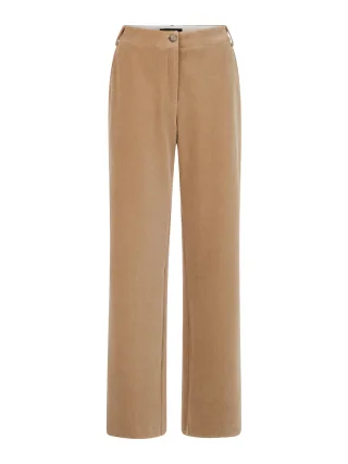 Marc Cain Collections - Hose WUKARI aus Feincord tannin - Gr. - 38