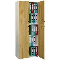 VCM Aktenschrank Büroschrank Bücher Ordner Aktenschrank Lona 5fach (1-St) 70x184x40cm Aktenschrank, Bücher