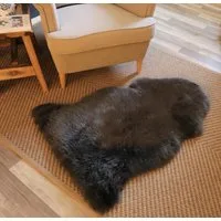 Kaiser Fellteppich DEKORATION-SCHAF-/LAMMFELL ca. 90 cm lang, Farbe: graphit
