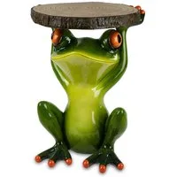 formano Gartenfigur Garten Deko Tisch Frosch - Frosch für Blumen und Pflanzen - 44 cm