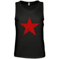 Urban Backwoods Tanktop Punk Star Ärmelloses T-Shirt Anarchy Rock Music Red Logo Symbol Stern Tattoo Nautical Musik UK