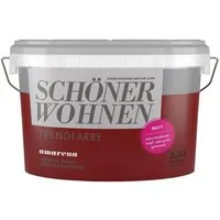 SCHÖNER WOHNEN FARBE Wandfarbe SW Trend Wandfarbe matt 2,5L amarena 3511