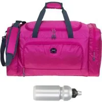 ELEPHANT Sporttasche groß Reisetasche Sport Tasche Trainer L 55 cm, 40 Liter Saunatasche Fußball Large Gym + Trinkflasche