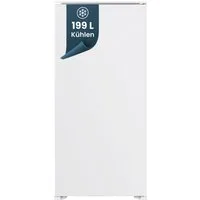 homeX Einbaukühlschrank CB1991E, 123 cm hoch, 54 cm breit, 199 Liter, ohne Gefrierfach, 122cm hoch, Schlepptürtechnik, 39 dB