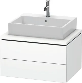 Duravit L-Cube Konsolenwaschtischunterbau wandhängend Weiß Matt 720x547x400 mm - LC581601818 LC581601818