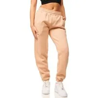 DAILY COTTON Jogginghose im Straight-Fit als Lange Trainingshose Sweatpants Damen Freizeithose mit Bündchen aus Baumwolle
