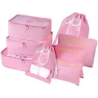 ALARA HOME Kofferorganizer Koffer Organizer, 8-in-1-Set Gepäck Organizer wasserdichte Reise