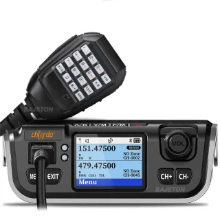 Chierda M520D DMR Digital Mobile Radio 25W VHF UHF Dual Band GPS bluetooth 5.1 Analog Digital Dual Mode Long Range 3000C