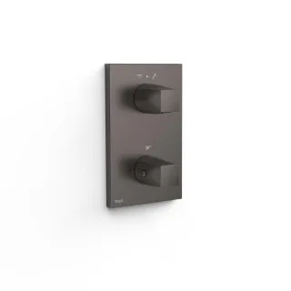 Tres Sichtbares Teil für 2 Wege Unterputzgehäuse Therm box , 21125001GR 21125001GR