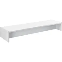 en.casa TV-Regal, »Flensberg« Monitorerhöhung 100x27x15cm - Weiß