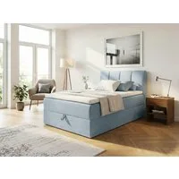 ED EXCITING DESIGN Boxbett "Granada" inkl. Bettkasten und Topper, erhältlich in den Größen 120x200cm, 160x200cm & 180x200cm