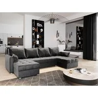Masseno Ecksofa NAKO mit Schlaffunktion U-Form, Sofa mit Bettkasten