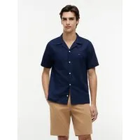 Tommy Hilfiger Kurzarmhemd LINEN BLEND SOLID SS RF SHT