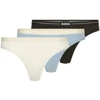 BOSS String 3P THONG (Packung, 3-St., 3er) mit BOSS Logobund
