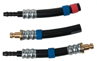 KS Tools Adapter-Satz 3-tlg Ø6,0 mm (hellblau) blau - 150.1870