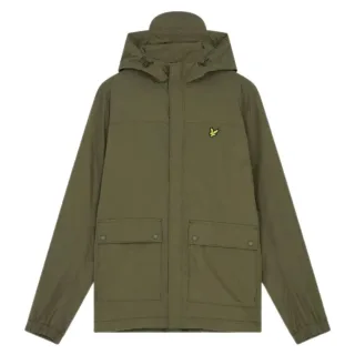 Lyle & Scott Kapuzentasche, grune Jacke